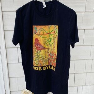 Bob Dylan Black T-Shirt Large